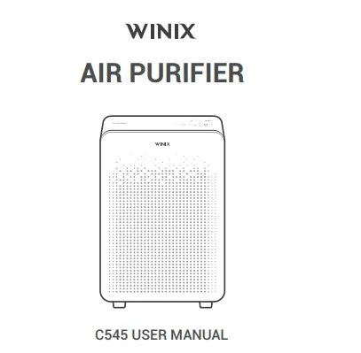 Winix Air Purifier User Manual Model-C545