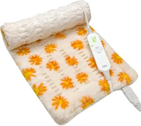 ZXU Heating Pad for Back Pain Relief- Ultra Soft Sherpa Heating Pad, XL King Size 12" x 24", with Moist Heat, 12 Heat Levels & 1-24H Auto OffStay on Function Hot Heated Pad, Machine Washable